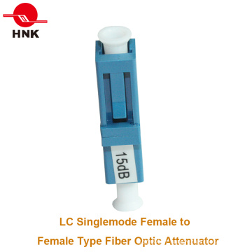 LC / PC Singlemode Type d'adaptateur femelle à fibre optique Atténuateur à fibre optique